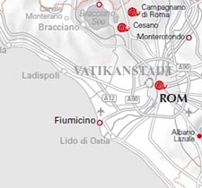 Karte Rom
