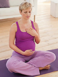 Entspannungsübung - Yoga für Schwangere