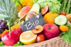 Bio-Obst und Gemüse