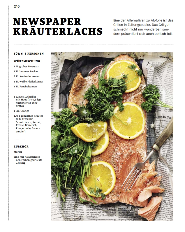 Newspaper Kräuterlachs