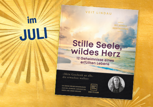 Goldene Lieblingsbuchgrafik Stille Seele, wildes Herz